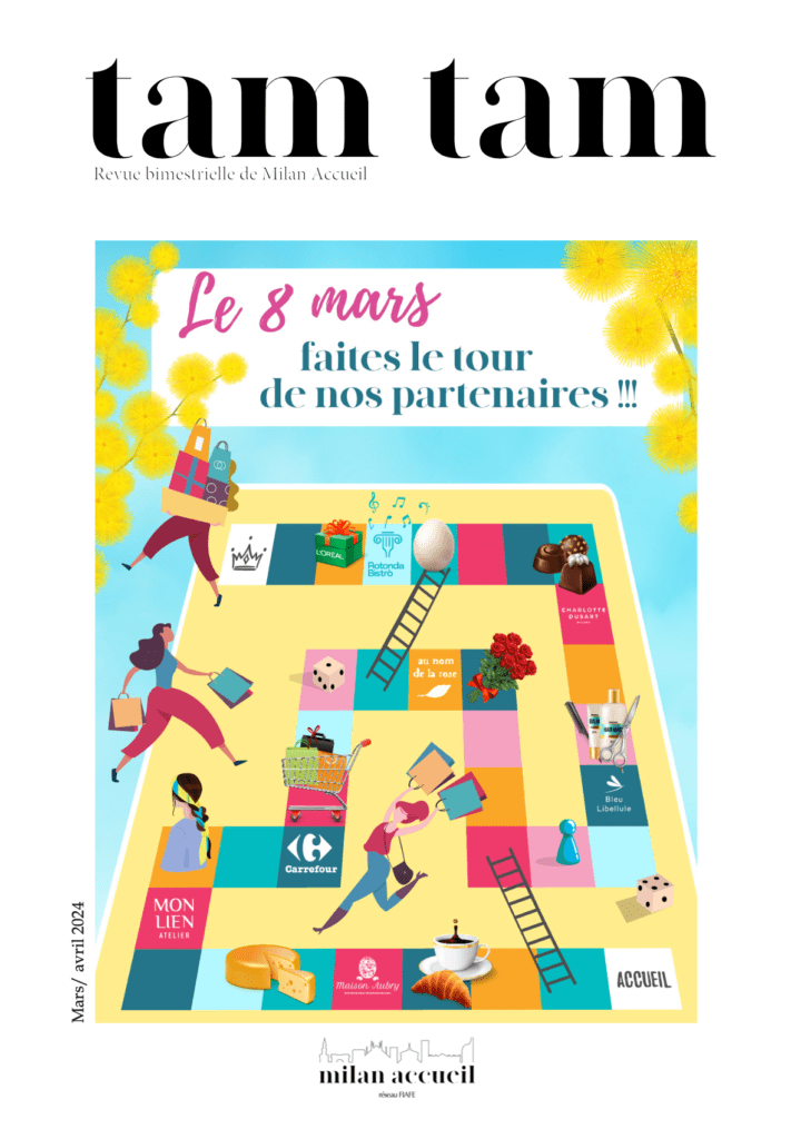 Milan Accueil TamTam Mars Avril 2024
