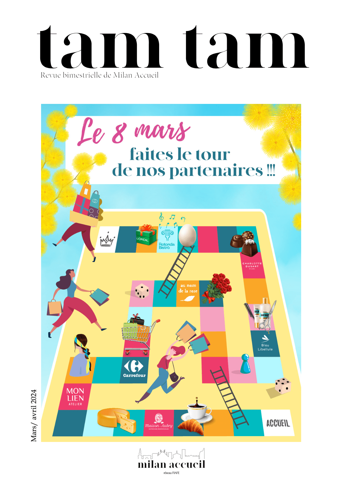 Milan Accueil TamTam Mars Avril 2024