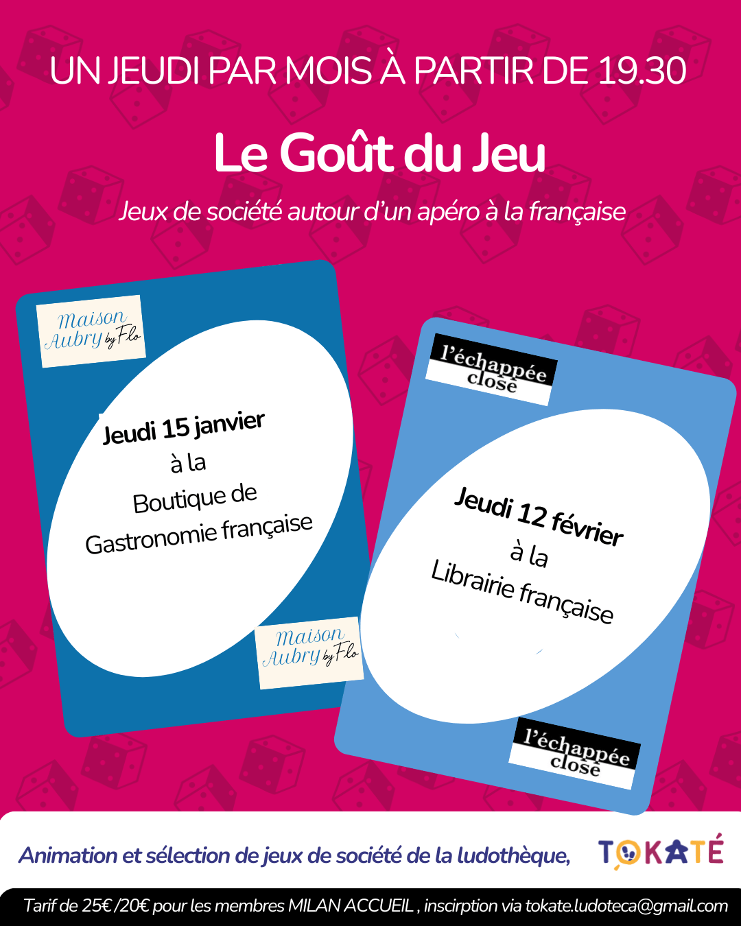 Club des joueurs amateurs: Soirée apéro jeux