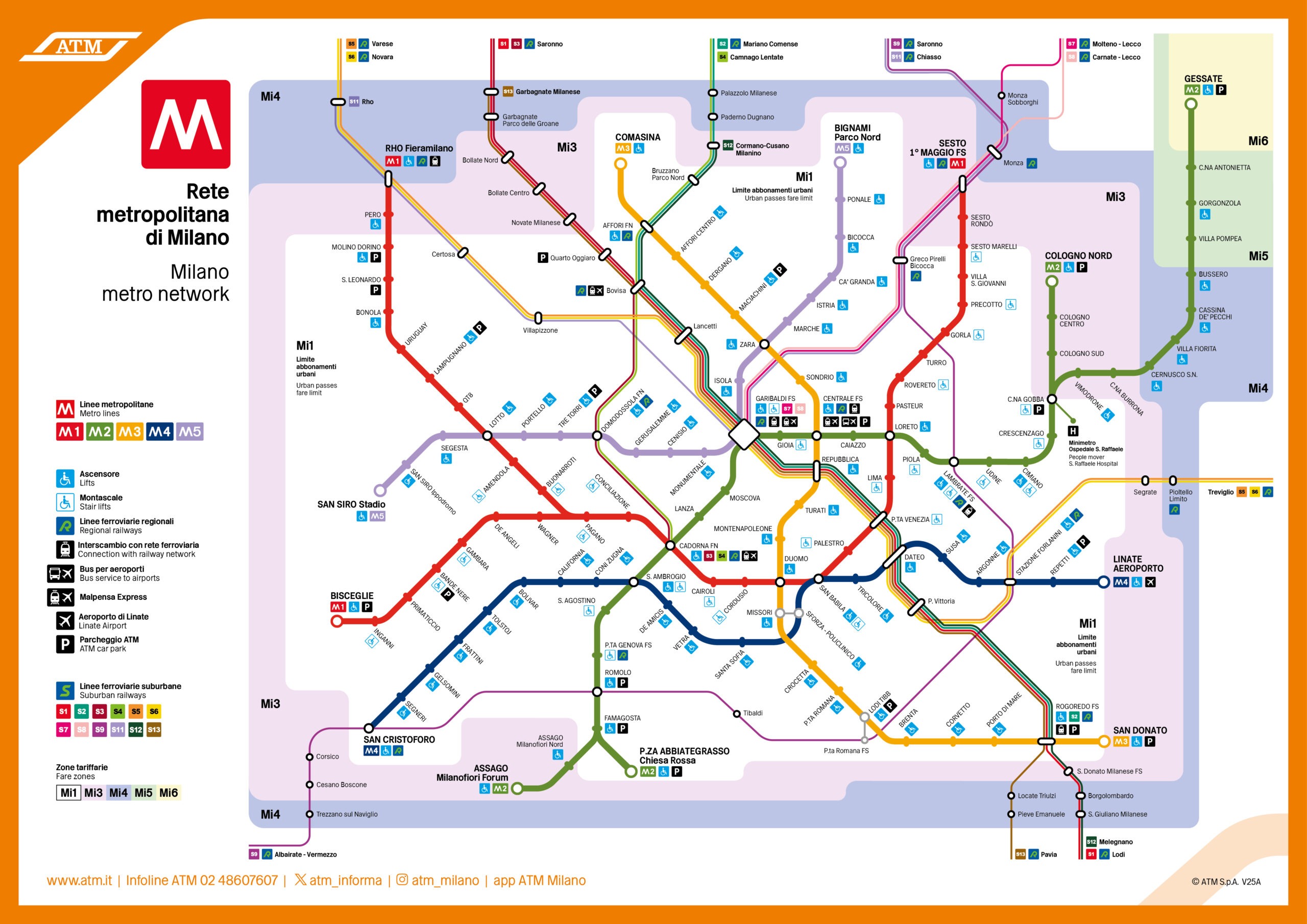 carte metro milan