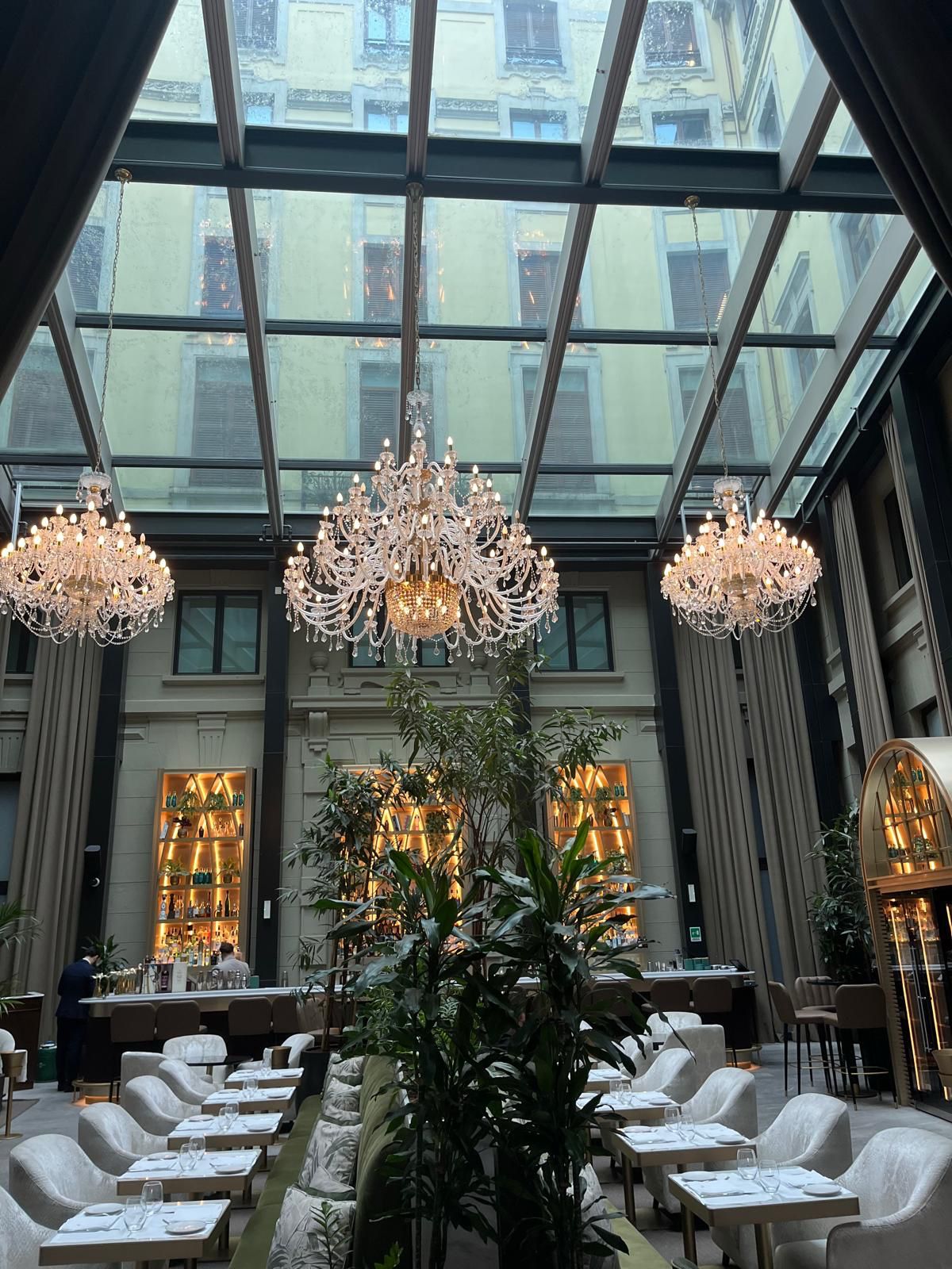 Thé ou café au Giardino Cordusio